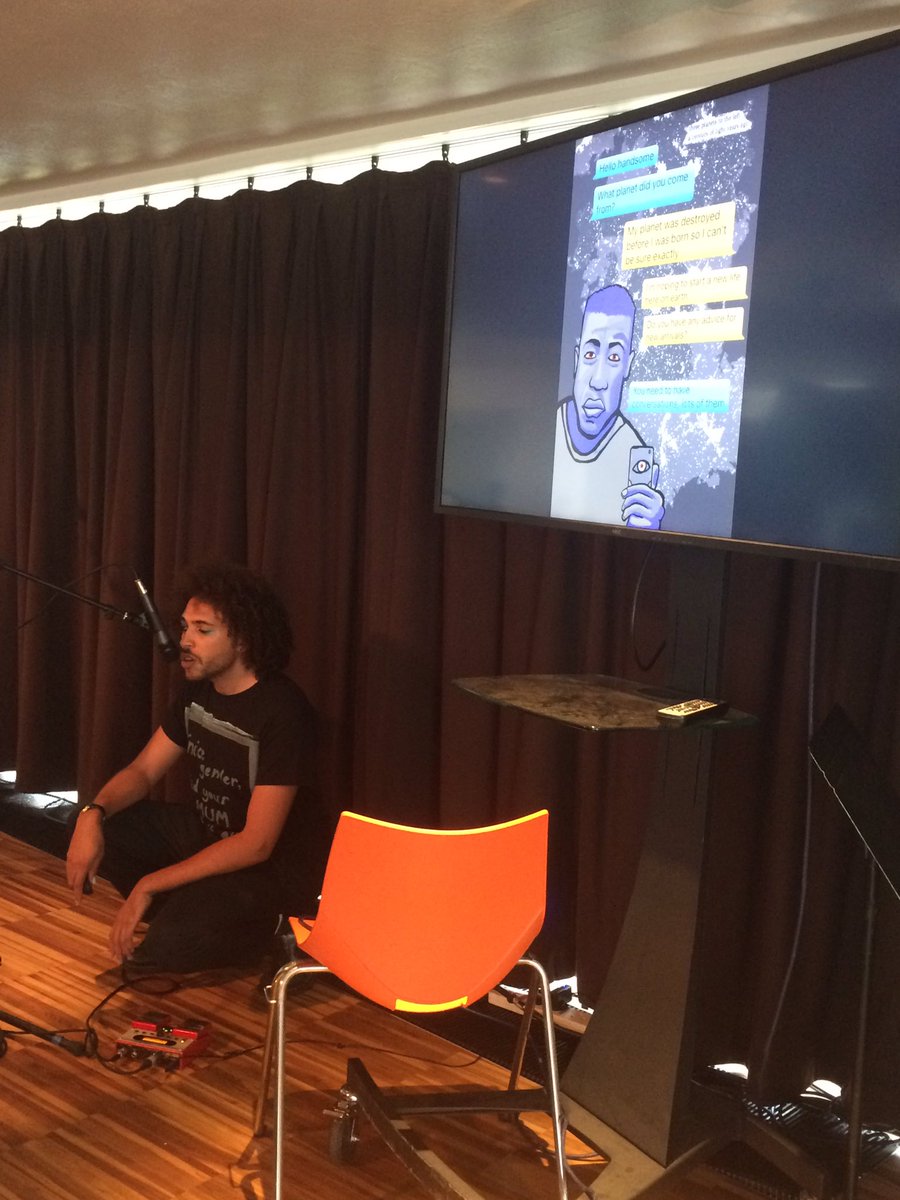 AfroFutures_UK's tweet photo. An exploration of #afrofuturism and cruising culture at #cosmicashoke from @jacobvjoyce... https://t.co/MsCrv3Vd1P
