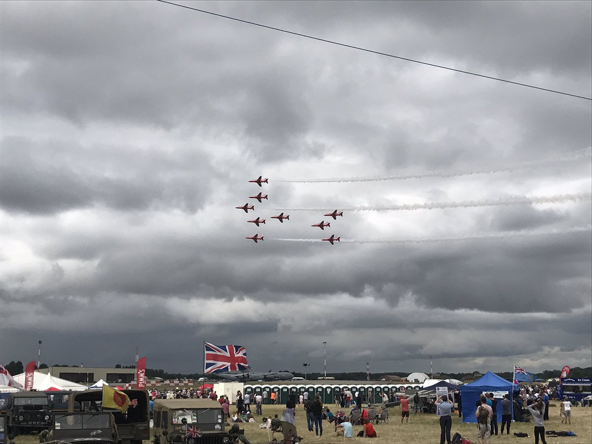 The Red Arrows were brilliant as usual