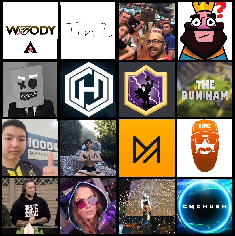 Tonight's Game of Thrones Celebrity &amp; Pro-Player Bracket Tourney line up w/ 1 Mystery slot! Begins 7pm EST! Who are you rooting for???