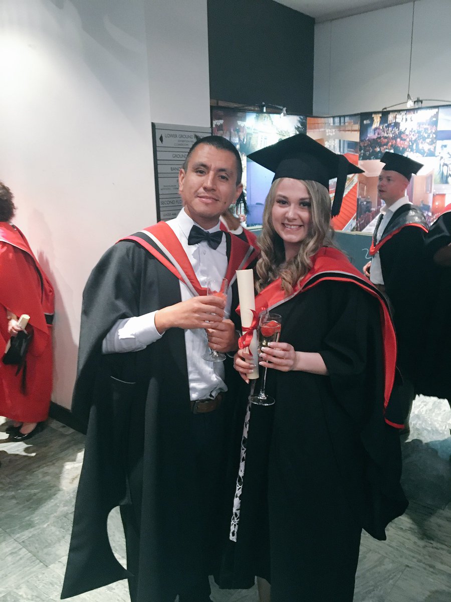 cegasa's tweet photo. Couldn't have graduated without my amazing lecturer @lamorantesa! Thanks for everything 🙌🏼 🦄 #NCLGrad17 https://t.co/JFepL2dfJT