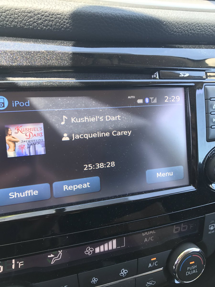 SharpSweetBella's tweet image. Are you ready for #MALCon? I&apos;m listening to #KushielsDart today to get in the mood. Just 19 days left! @JCareyAuthor