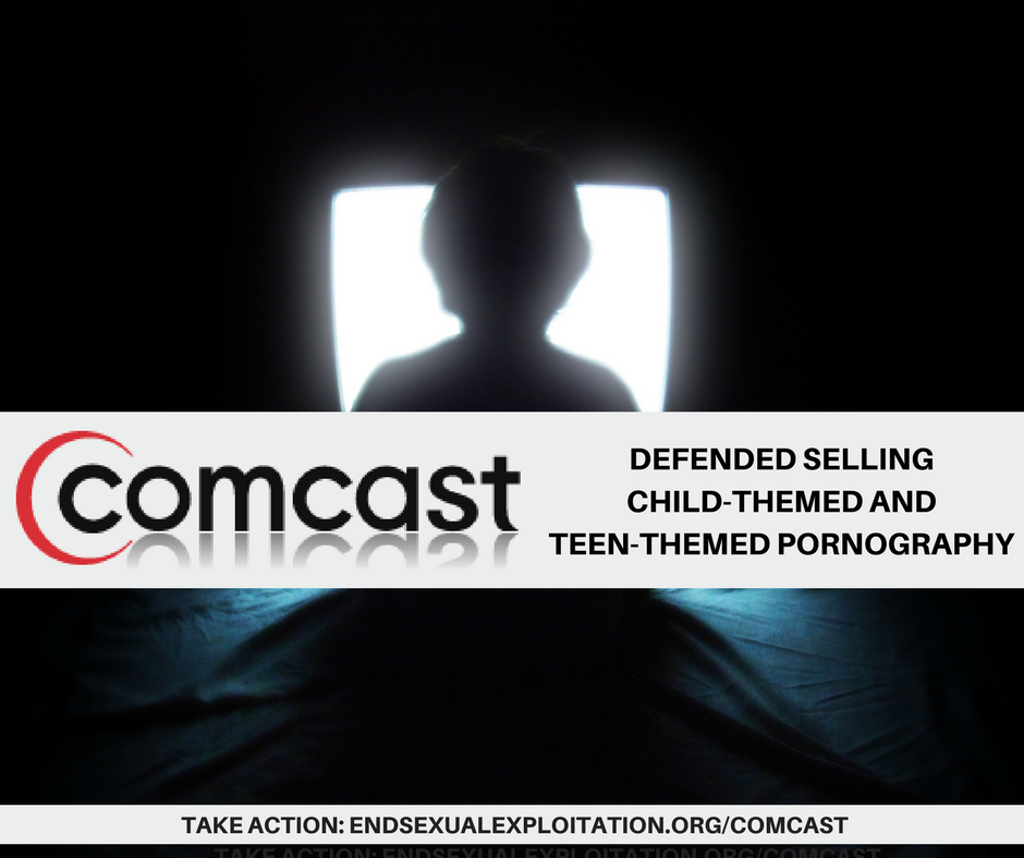 DonnaRiceHughes's tweet photo. Porn provided by @comcast cable promotes exploitation through themes such as incest, sex trafficking, racism, and abuse #CleanUpComcast https://t.co/UAH5cB4xey