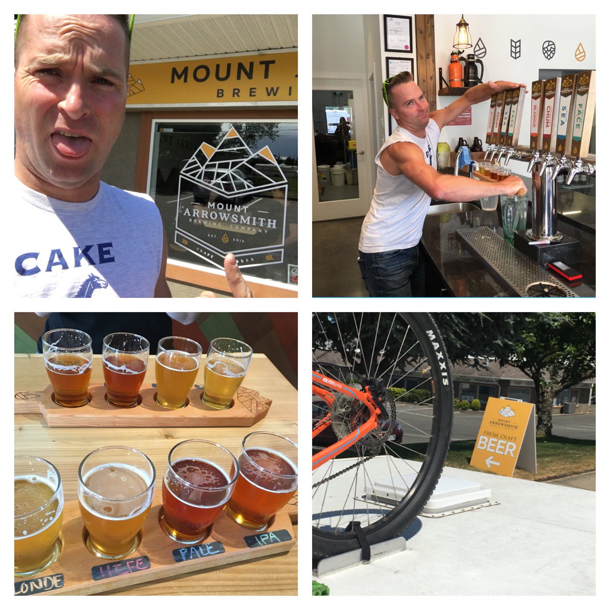 craftbrewjester's tweet photo. Lil stop in at #mountarrowsmithbrewing https://t.co/jEAsDJiVnz