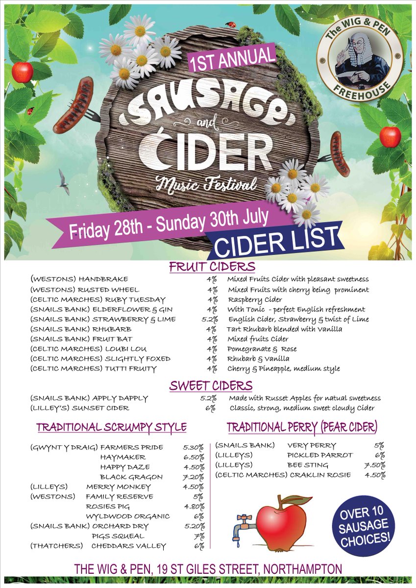 Ciders on at our 1st annual festival coming very soon!