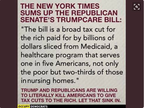 Fawkes_2017_'s tweet image. Let This Sink In! #VoteNoBCRA #FixACA #DoNothingGOP #KillTheTrumpcareBill #TheResistance #DAResists
