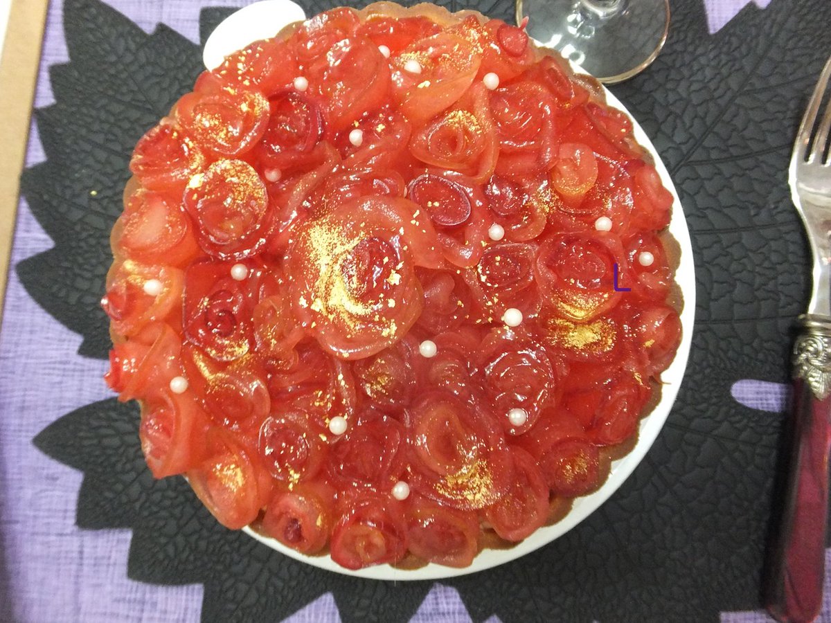 keikosumikawa's tweet photo. フラワーアップルNYチーズケーキタルト https://t.co/s0vIMLxtQ6