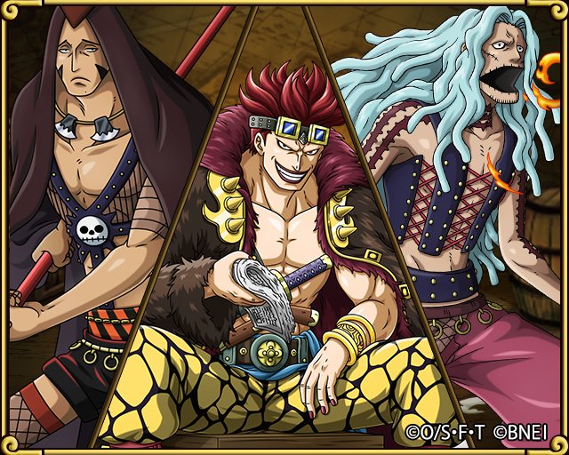 One Piece トレジャークルーズ 新キャラ情報 スペシャル島にユースタス キッド率いる キッド海賊団 の面々が登場 シャボンディ諸島に集った超新星達の中でも とりわけ民間人に多大な被害を与えた凶悪な海賊団です T Co D1lzyauiev