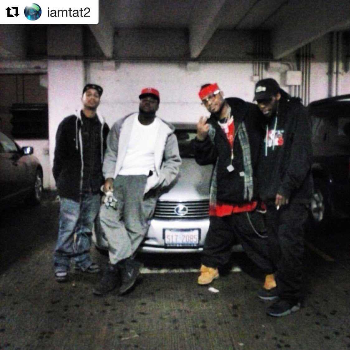 iamtherealtat2's tweet image. #theNEWmanbehindthebandana u have err thing when u have friends as crazy as u..🤘🏼🤓😈😈💯🔥 #TheEntourage follow me @ instagram.com/iamtat2