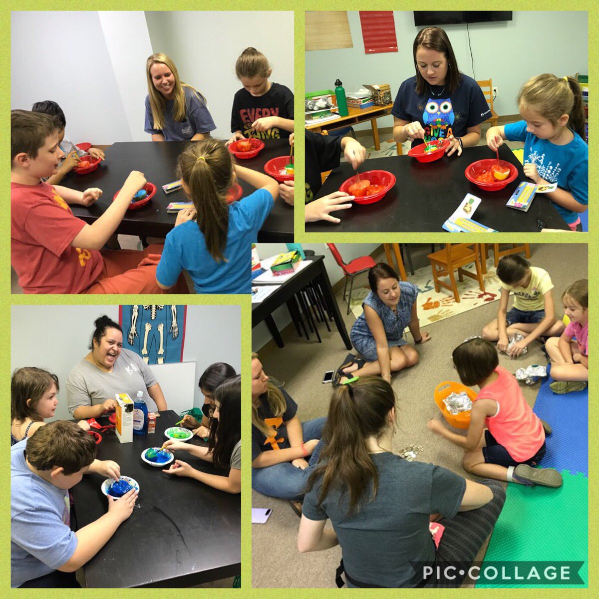 AutismSiteKnox's tweet photo. Practicing #socialskills with science and games at #Autism Site #Knoxville. Join us for free play time on Mon &amp; Fri 10-3, Sat 10-12 https://t.co/W6JI5IzW2t