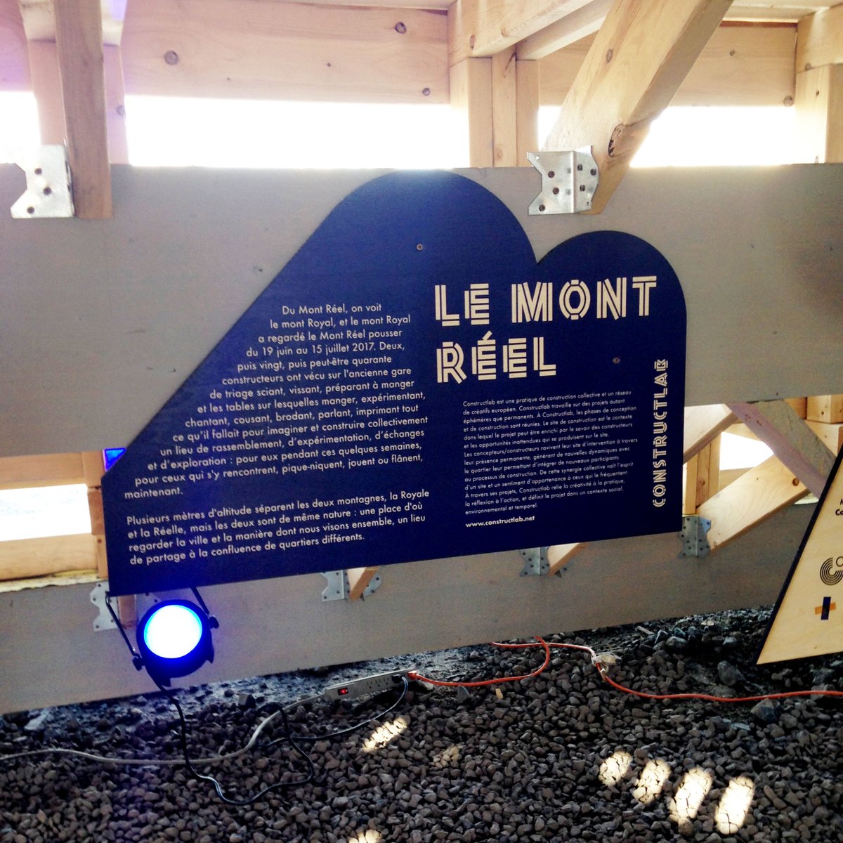ecoledesignuqam's tweet photo. En cours : Mont Réel, composé avec la police de caractère Marianne, par @benoitbodhuin. #uqam #deuqam #encours #montreel #constructlab https://t.co/VvlHtogln0