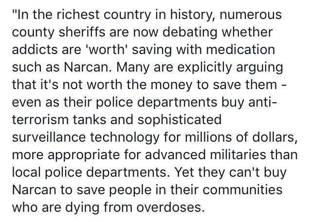 washingtonpost.com/world/as-opioi… #decriminalize #massincarceration #newjimcrow <a href="/NationInside/">Nation Inside</a> <a href="/V4CJR/">VCJR</a> <a href="/Grassroots_News/">Grassroots Leadership</a> <a href="/DecarceratePA/">Decarcerate PA</a> <a href="/DrugWarFilm/">Drug War Film</a>