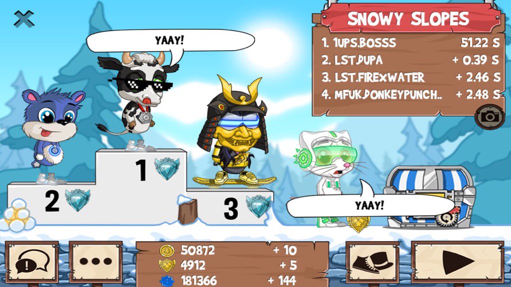 donkeypuncher_1's tweet photo. Having a blast @ #funrun2 #BOSSS #dupa #FiRExWaTeR https://t.co/Y5MXvE0BqG
