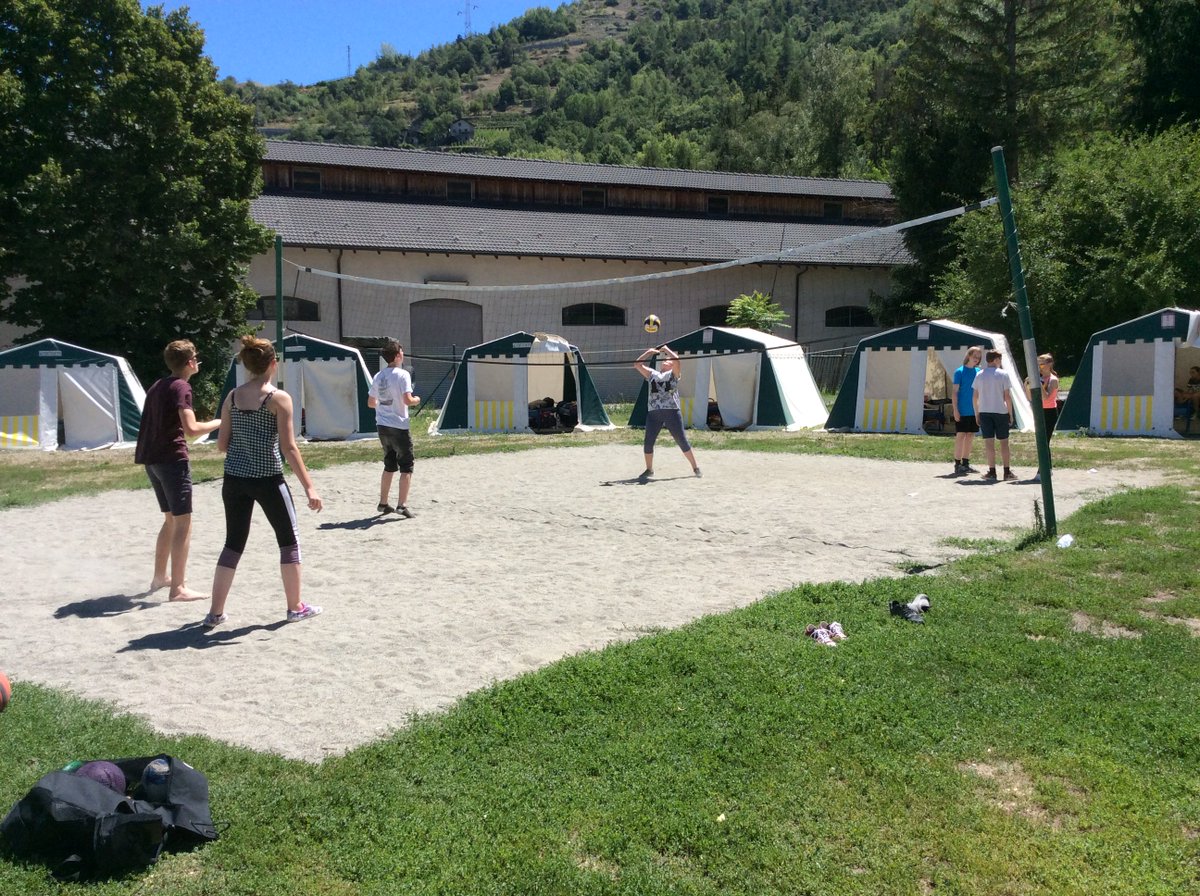 Callingtoncol's tweet photo. Alpine Adventure - arrived safely to glorious weather in the Aosta Valley, Italy. All settled and enjoying the facilities #ChallengeWeek2017 https://t.co/6uOUY7IJqh