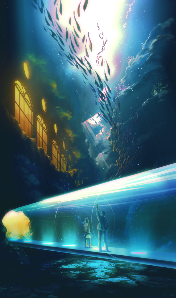 Mocha 画集第2弾発売決定 على تويتر 海の日 海中 ファンタジー