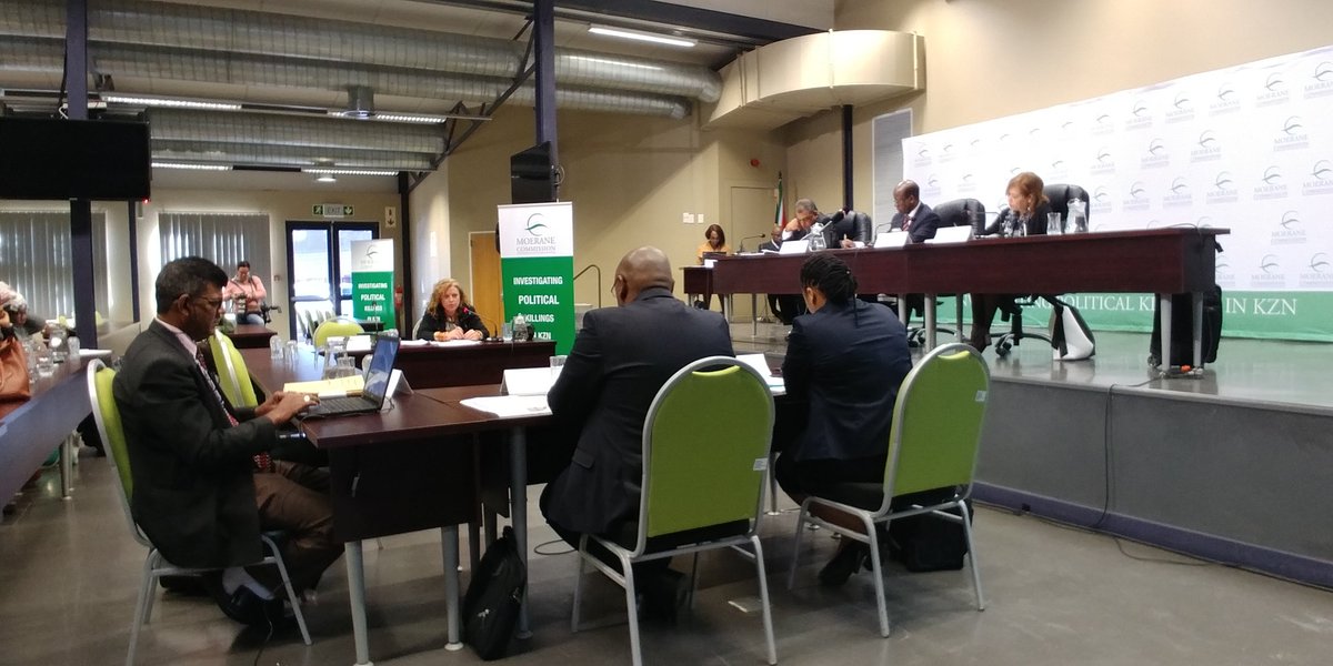 kaveels's tweet image. The #Moerane commission is underway. Discussions on Glebelands Hostel. @News24