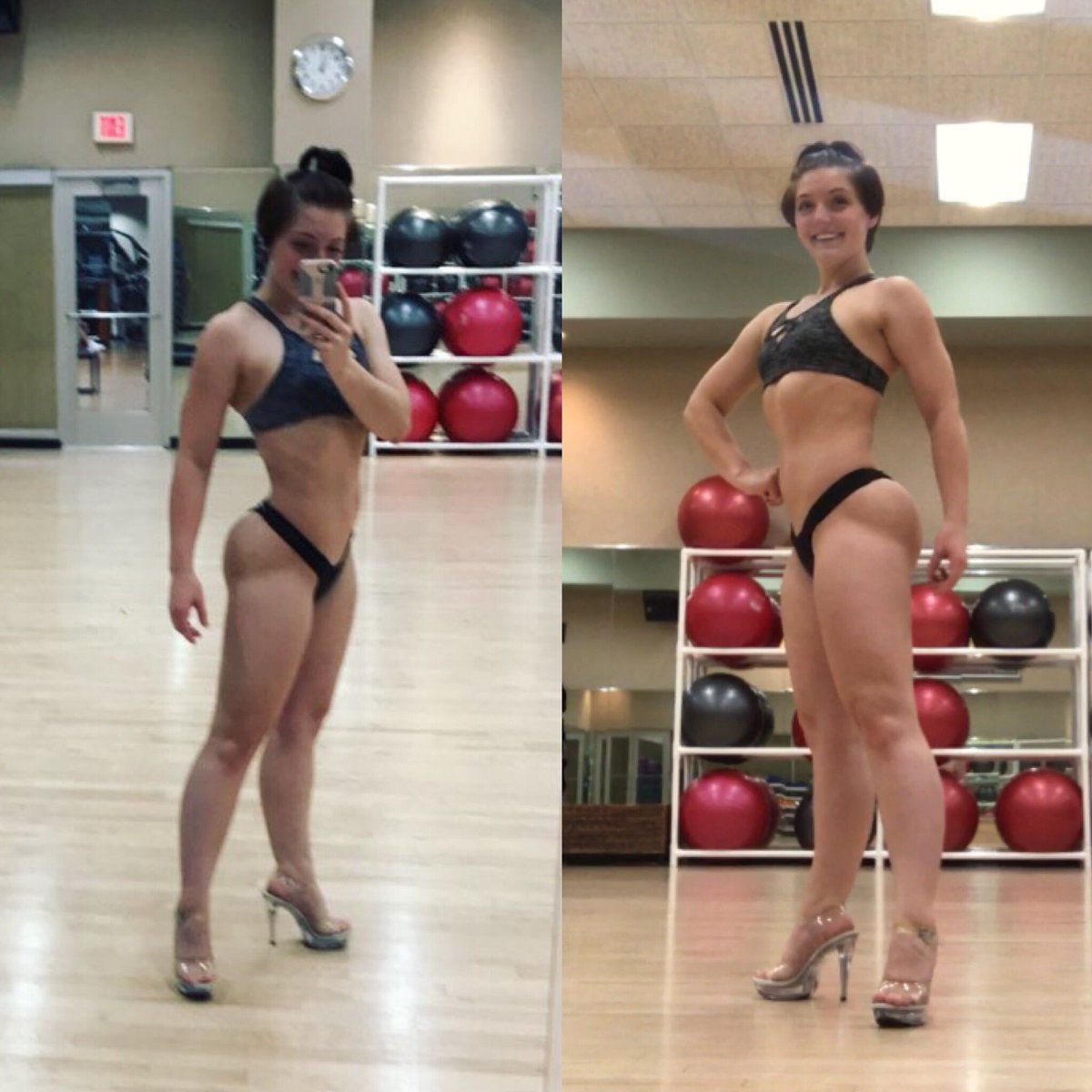 AmandaaaMaeee11's tweet photo. Feeling great about check ins with @KaylieFountain 💕👙🍑#npcbikini https://t.co/vslsXDY17h