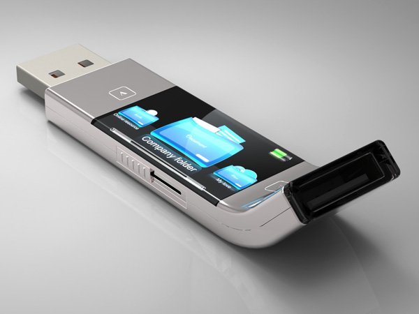 techeblog's tweet image. Modular USB Flash Drive has integrated touchscreen display, can be expanded. techeblog.com/index.php/tech… #gadgets #technology #geek #tech