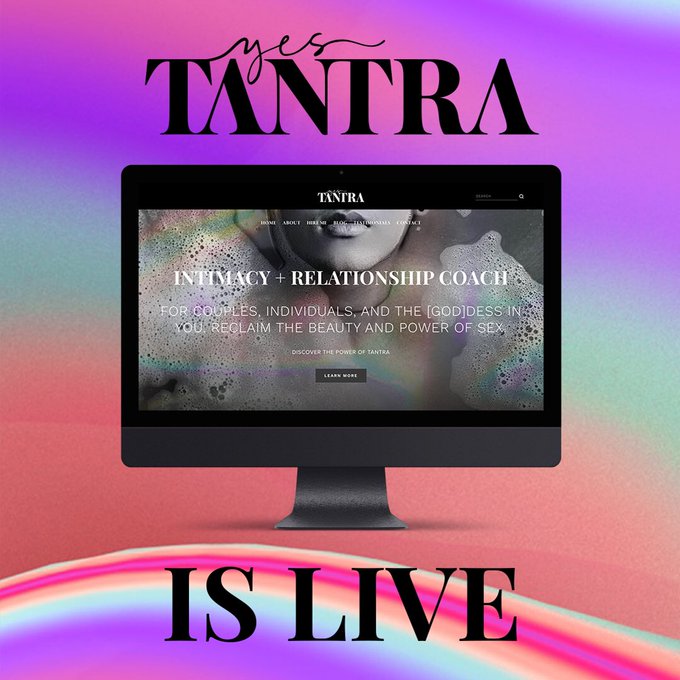 I'm a Certified Tantra Coach &amp; my #New site just relaunched. Lots of #sextips on my BLOG 👉https://t.co/ztBSt4YZyf<a href="/tag/new"class="tags">#New</a><a href="/tag/lovers"class="tags"><span>#lovers</span></a><a href="/tag/tantra"class="tags"><span>#tantra</span></a><a href="/tag/sextips"class="tags"><span>#sextips</span></a>
