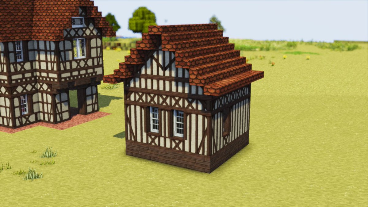 はすっこ No Twitter ３種類目 さいご のハーフティンバーはこのタイプで 壁の色ちがいをこっちにして 木材の色ちがいをコルマール風って呼んでたほうでやることにしましたん Miniaturia ミニアチュリア はすじ るつくつく