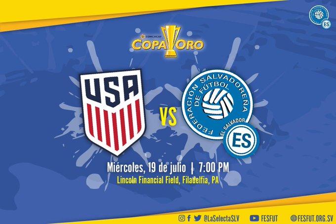 Copa Oro 2017: El Salvador vs Los Estados Unidos. Preparacion del juego.  DE6WOUPU0AAqwza