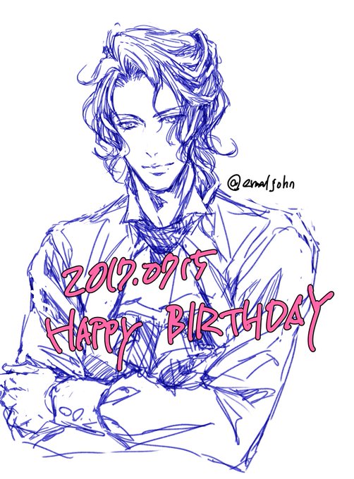 遅くなってしまいましたがロイさんお誕生日おめでとうございます!
夏服仕様^0^ 