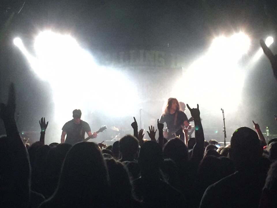 NeverWake playing to a sold out crowd tonight in Pittsburgh with Falling in Reverse and Execution Day!