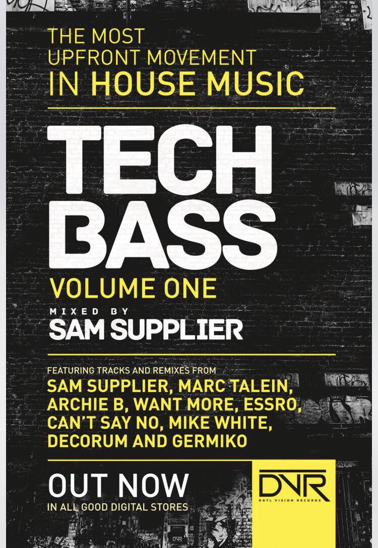 OUT NOW! The <a href="/dgtlvision/">DGTL Vision Records</a> Tech bass compilation album is out now! Go grab a copy 🚀🔥

itun.es/gb/Rh6alb

#DVR #TechBass #EnergyHouse