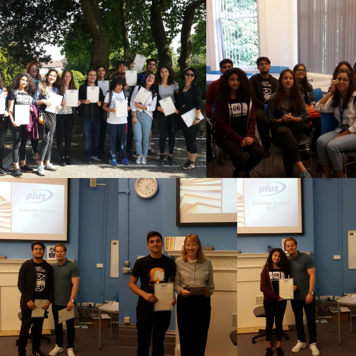 İngiltere yaz okulu öğrencilerimiz sertifikalarını aldı. Tebrikler👏👏