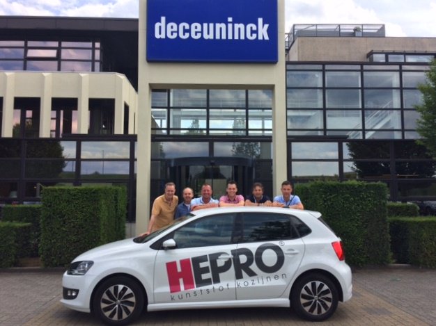 DeceuninckNL's tweet photo. Afg. week een enthousiaste groep @hepro_kozijnen werknemers mogen ontvangen! Overtuigd vd close-loop #kunststof #ramen én bouwprofielen!! https://t.co/8PbNdQT1SD