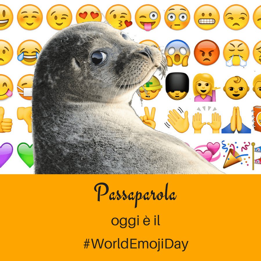 Passaparola che oggi è il #WorldEmojiDay ➡😍😂😀