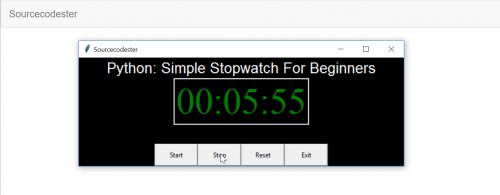 sourcecodester's tweet image. Python: Simple Stopwatch For Beginners

goo.gl/1bsGzj

#FreeSourceCode #Python