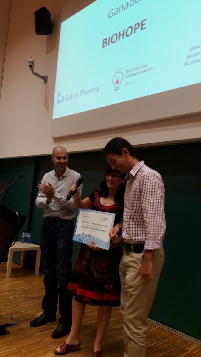 Richi_LS's tweet photo. A big congrats to @BiohopeS for winning the #CallGebro2017!!! Next stop: Boston Immersion Fall2017 program!! See you very soon! #RSEfall2017 https://t.co/Dt409wliyH