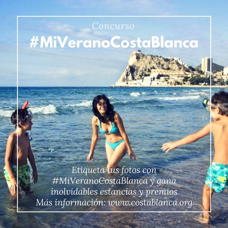 Vuelve el concurso #MiVeranoCostaBlanca. Etiqueta tus fotos y consigue súper premios  en la #CostaBlanca. Más info: bit.ly/2v9eylP