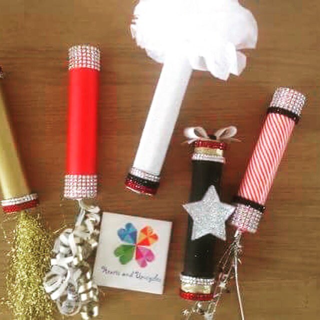 Cheerleading spirit sticks #teamworkmakesthedreamwork #lovecheer