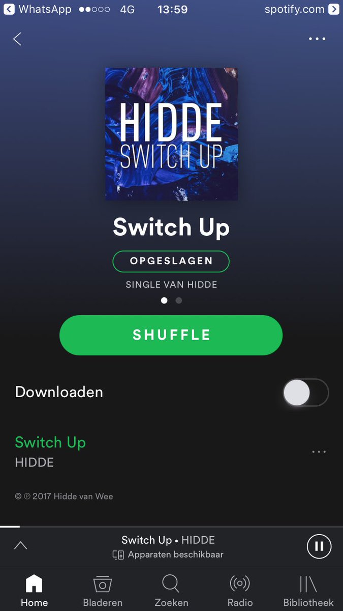 Een nummer van #hiddevanwee staat voor het eerst op Spotify: open.spotify.com/track/6VkO9Pr1… #dj #producer