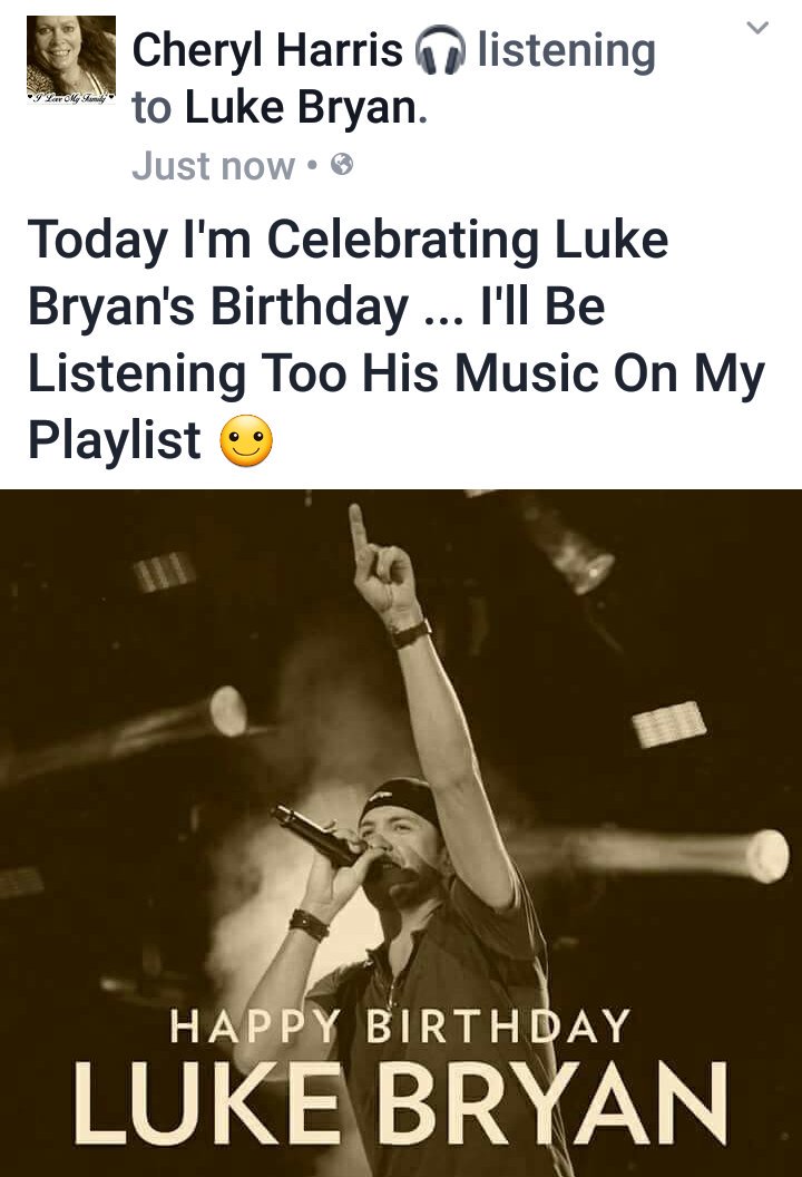 Happy Birthday Luke Bryan # it\s your birthday 