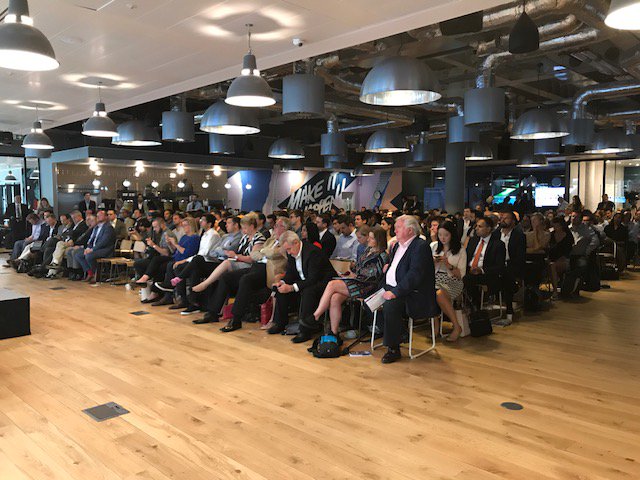 MayorRahm's tweet photo. Today I spoke with @MayorofLondon @SadiqKhan on a panel at @WeWorkLDN Moorgate about smart cities and Chicago and London’s tech scenes. https://t.co/BHN8dSju5q