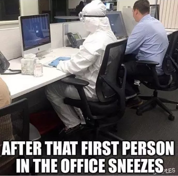 BizBytePK's tweet image. When someone at office gets ill 🤧😂 #TakeAByte