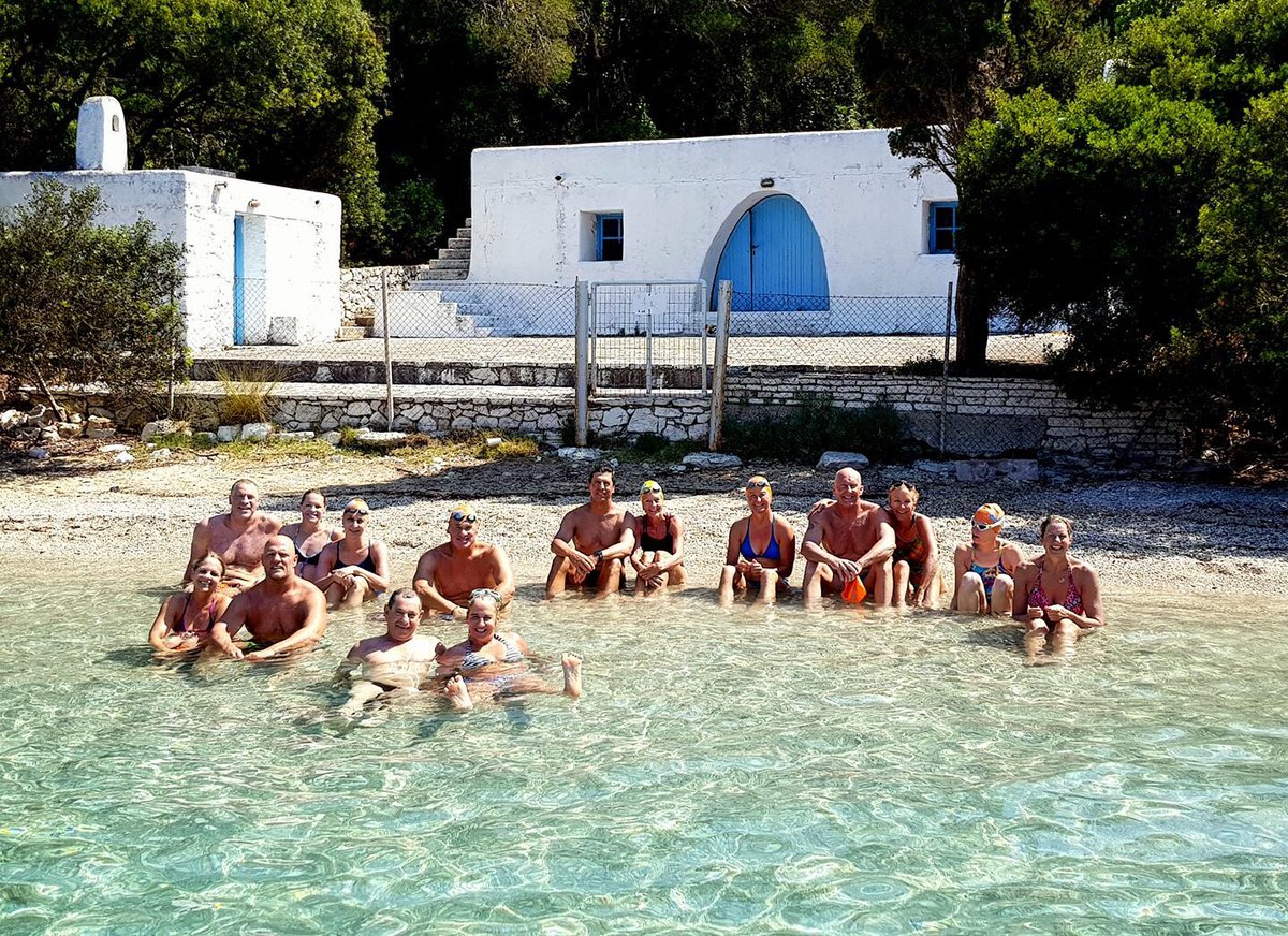 The Big Blue Swim on Twitter: "great end to a week-swim to Skorpios