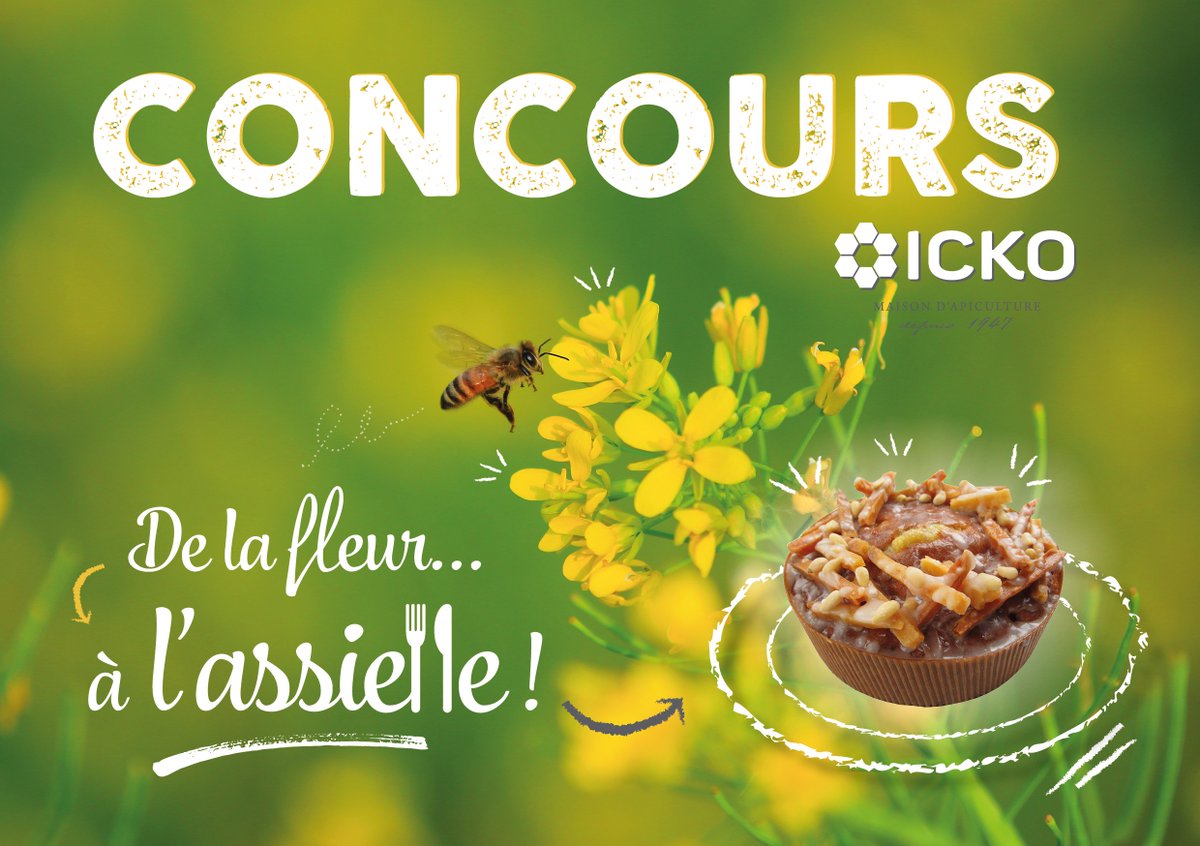 icko_apiculture's tweet photo. Concours #Icko : postez une recette de cuisine au #miel, salée ou sucrée. Ouvert à tout niveau. 🍲🍯🍴
C'est parti : https://t.co/ApYM5WiwDl https://t.co/tulCdynuvh