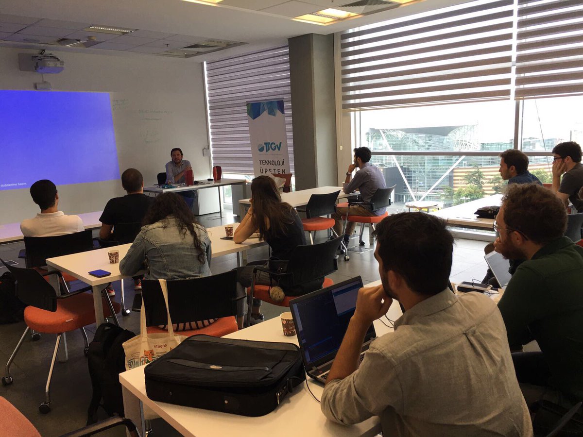 TTGV1991's tweet photo. #IOT Camp 2017 Summer TTGV İstanbul Ofis'te başladı https://t.co/ZHLMxjFA95