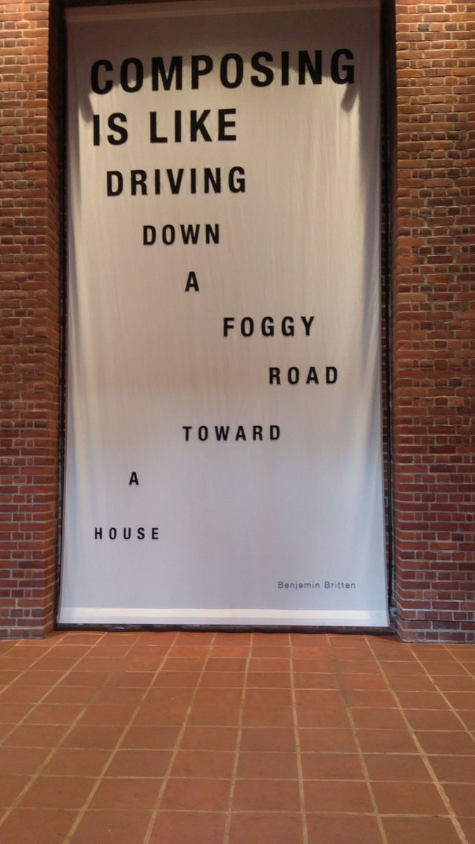 DowlenHolly's tweet image. Inspirational quotations from the concert hall @snapemaltings. #BenjaminBritten #PeterPears #lovemusic #SnapeinSuffolk #alsoIateascone