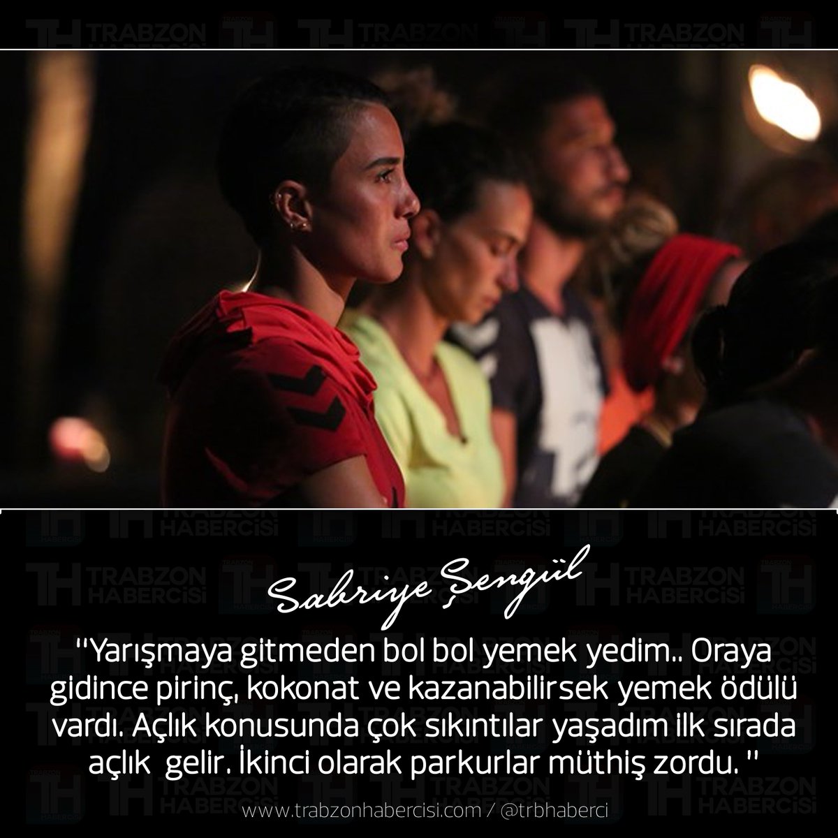 Sabriye trabzonhabercisi.com 'a konuştu. ✨📸📹
#sabriyesengul #survivor #survivorsabriye #trbhaberci