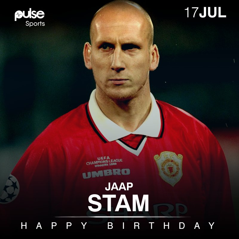 Happy 45th birthday to one of football\s greatest defenders ever, Jaap Stam! 