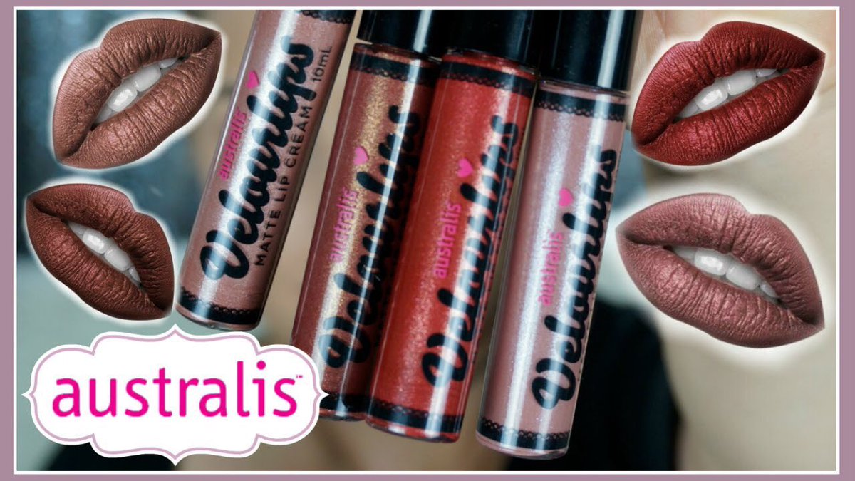 candiedmakeup's tweet photo. Boom! New vid! @LoveAustralis ✨Metallic✨ #velourlips swatches! 💋 Only $10.49AUD Such a Steal!!! #loveaustralis https://t.co/6ChNXbLjOG https://t.co/13n2I8PO3p