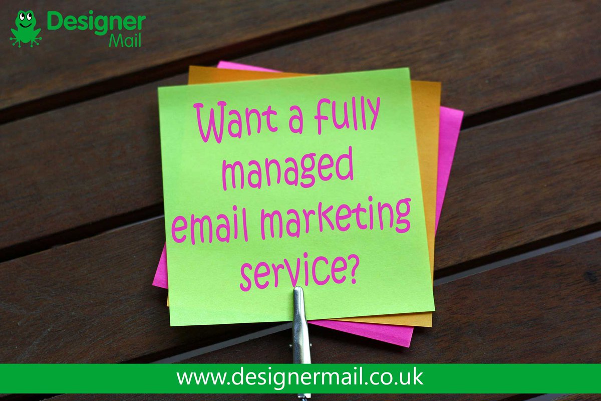 Want a fully managed email marketing service? Check out Designer Mail! ow.ly/m6i330dFpwo