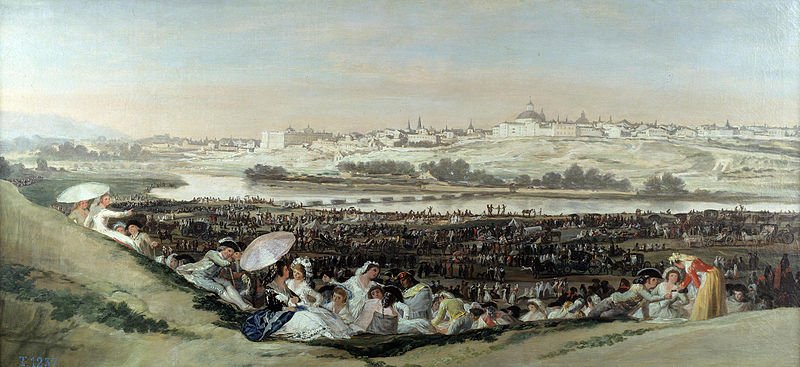 Raphael_Brushes's tweet photo. "The prairie of San Isidro" by Francisco de #Goya (1788). #art #painting https://t.co/f2hOUlFy6n