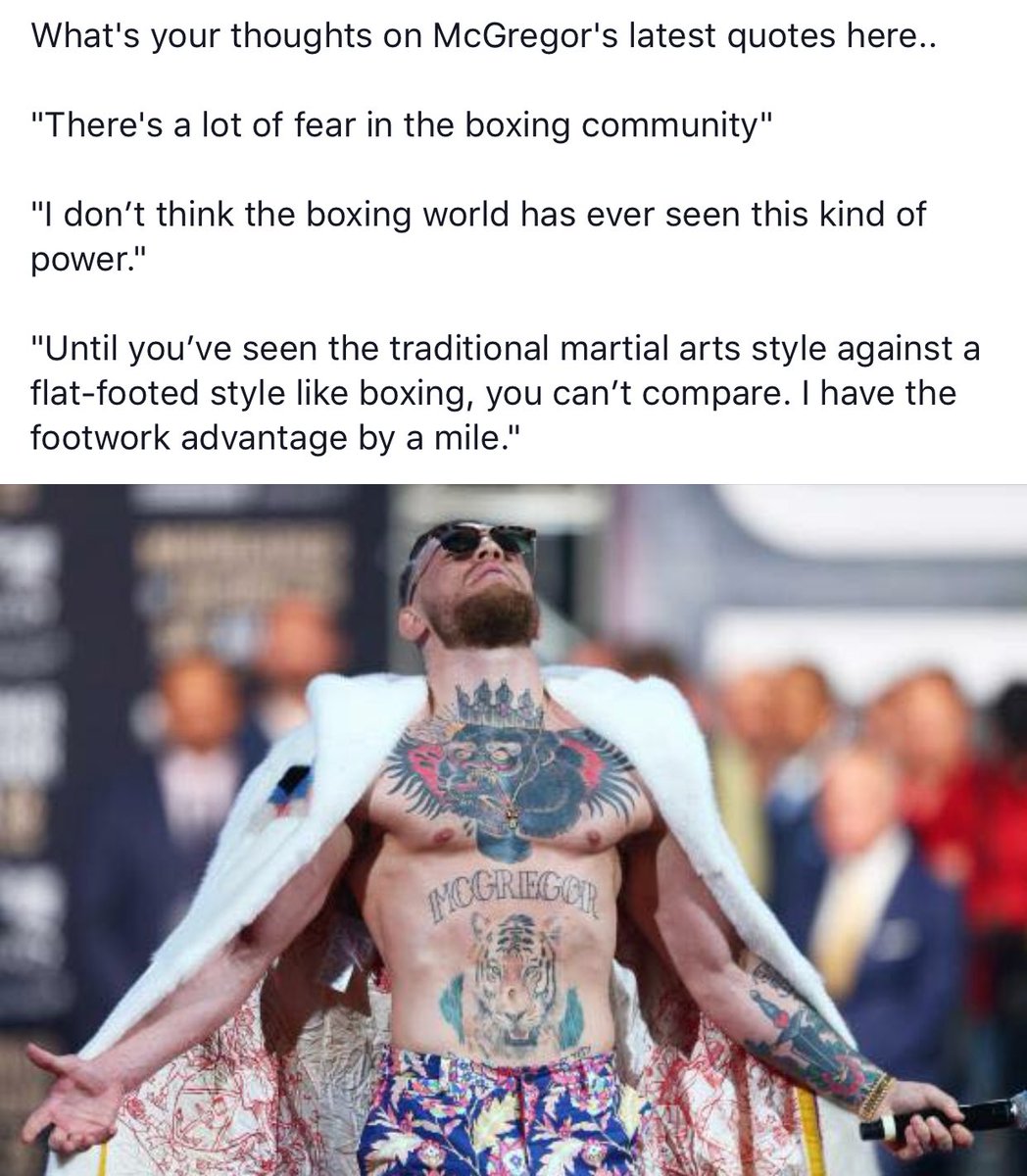 OnlyFullFights's tweet photo. #mcgregor #mayweather #mayweathermcgregor #mayweathervsmcgregor #boxing #mma #ufc #boxingvsMMa #boxingvsUFC #MMAvsBoxing #UFCvsBoxing https://t.co/lm7Iu5USn9