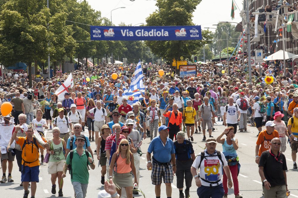 Alle Vierdaagsewandelaars heel veel succes gewenst! Loop je niet, maar wil je wel de routes (achteraf) bekijken > ow.ly/uPl830dGbTZ