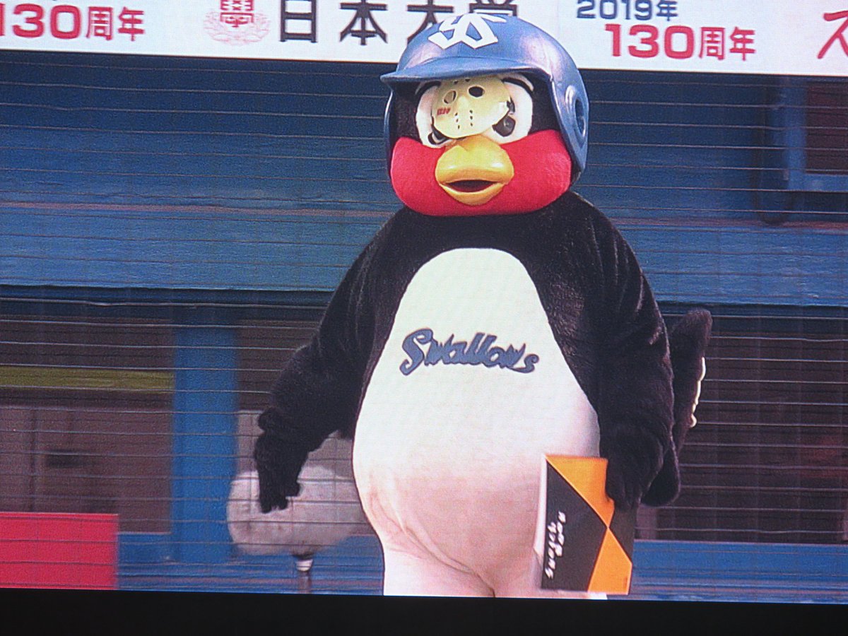 zono938's tweet photo. 仮面女子に加わってみたつば九郎w
#swallows #仮面女子 #女子プロ野球 https://t.co/vkFoHiVkmN